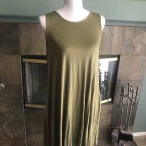 NWT Olive Pocketed Swing Dress